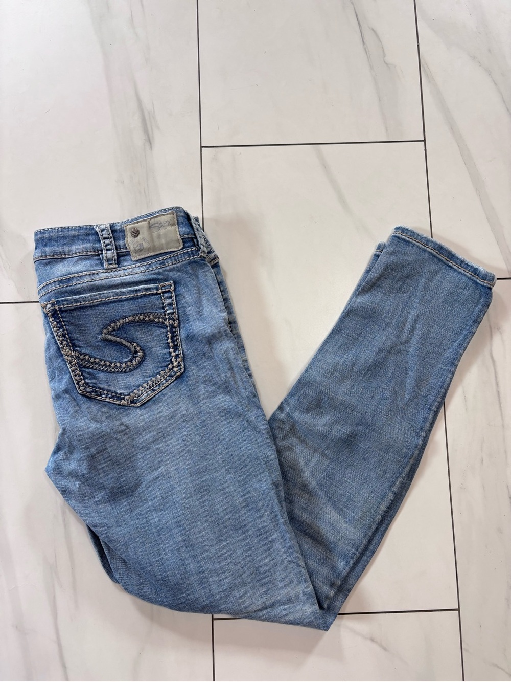 Silver Tuesday Skinny super stretch Jeans size 
 31 - light wash